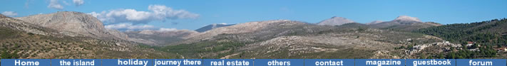 mountains in the midle of evia