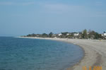 Sand/Kieselstrand von Pefki