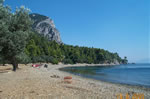 Kieselstrand beim Kandili-Gebirge